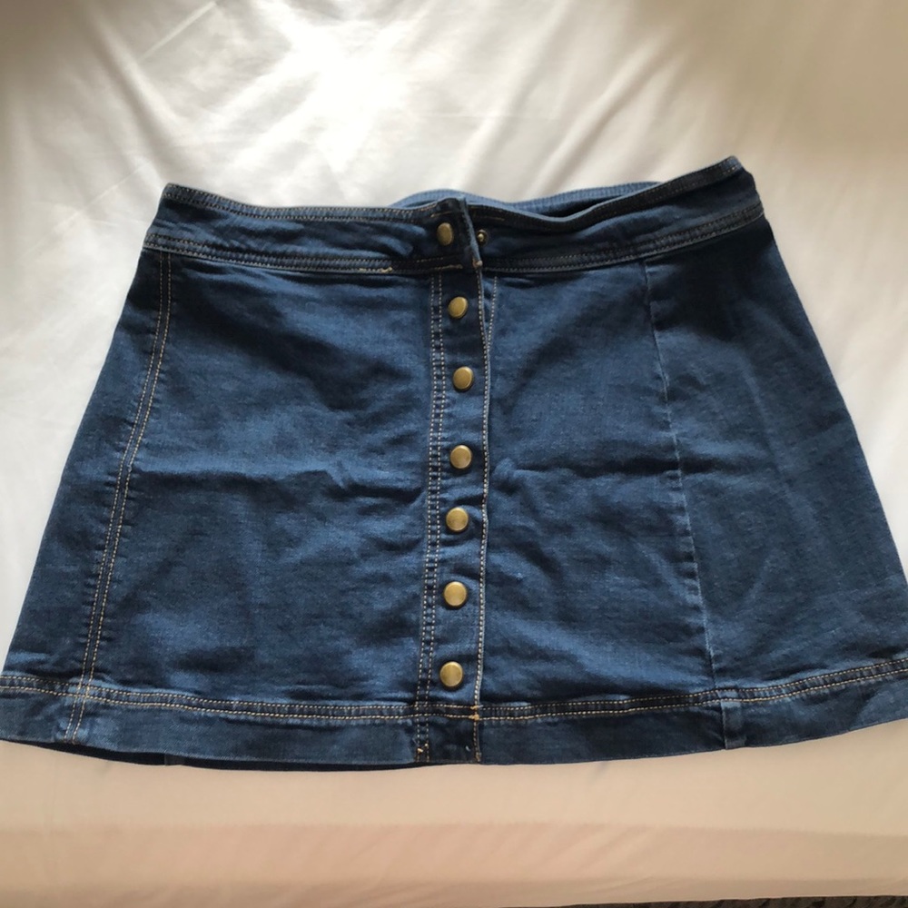 Free People Denim Skirt
